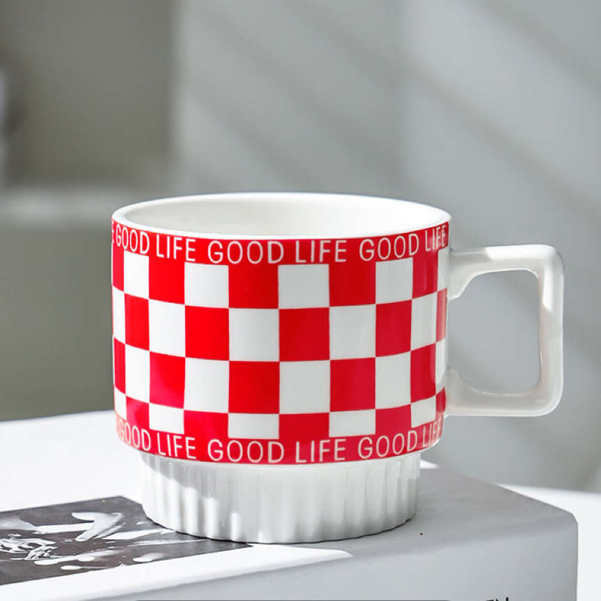 Stylish Chess Mug - Red