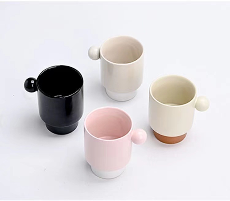 Korean Style Mug - Color Stitching Design