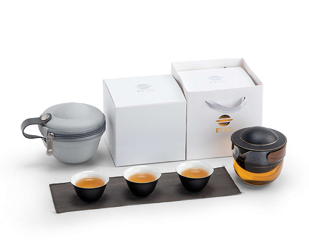 Portable Teacup Set - Black