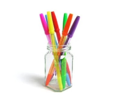 Glass Pen Holder