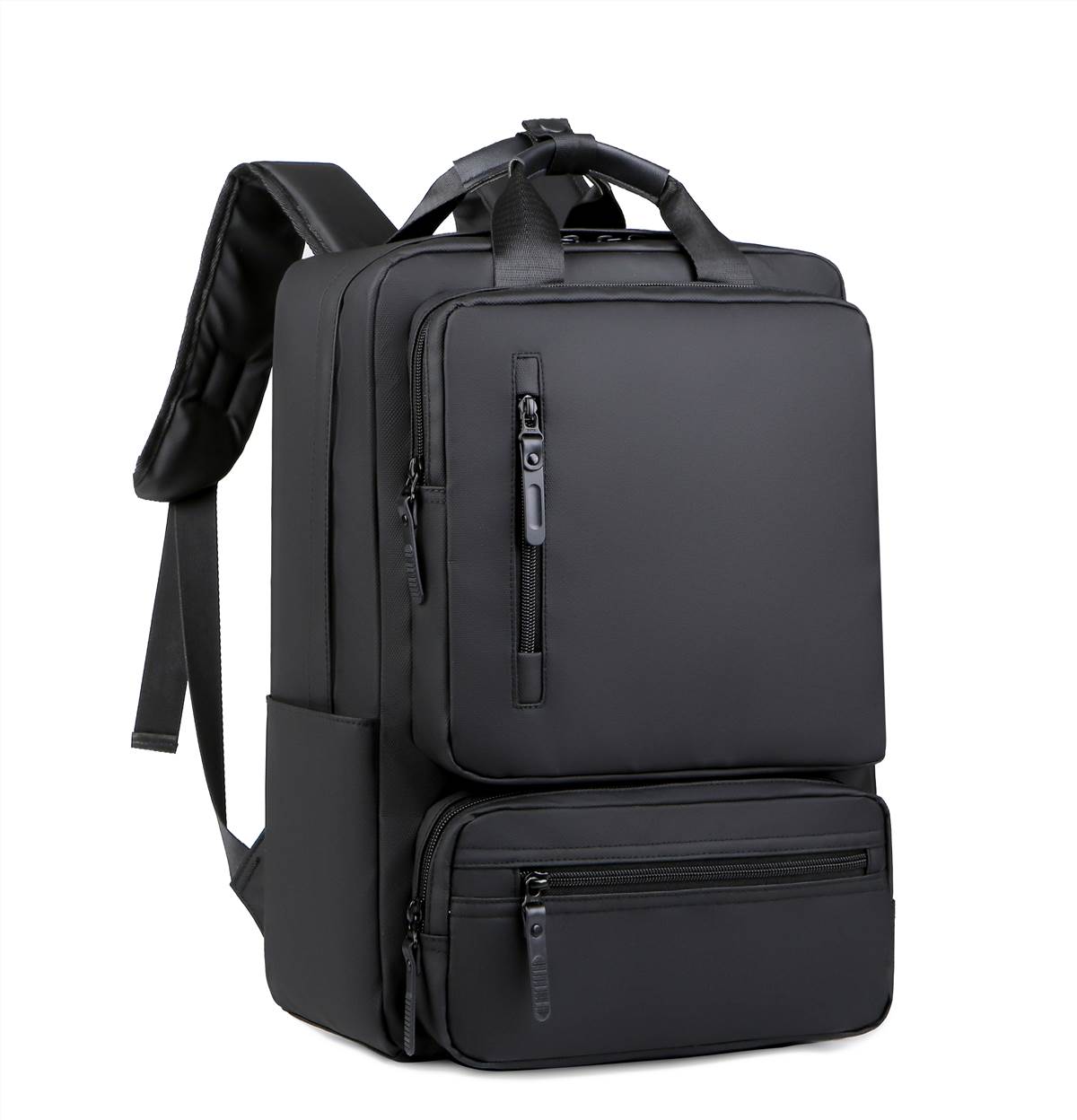 Custom Business Laptop Backpack-Black