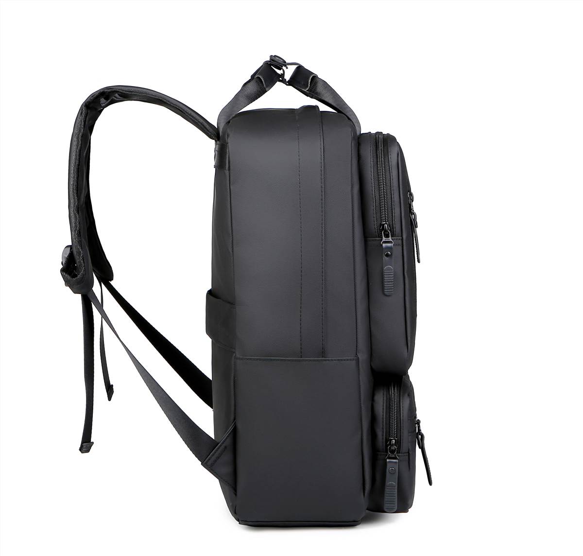 Custom Business Laptop Backpack-Side
