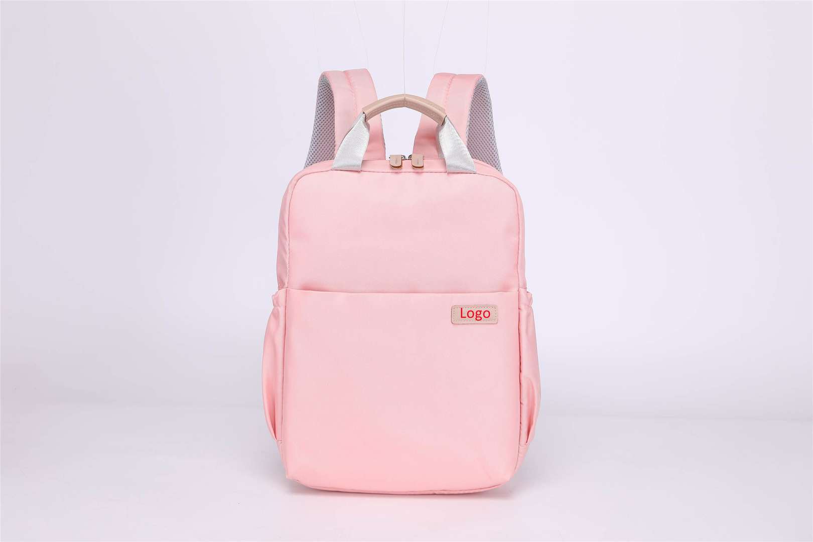 Custom Swagger Laptop Backpack-Light Pink