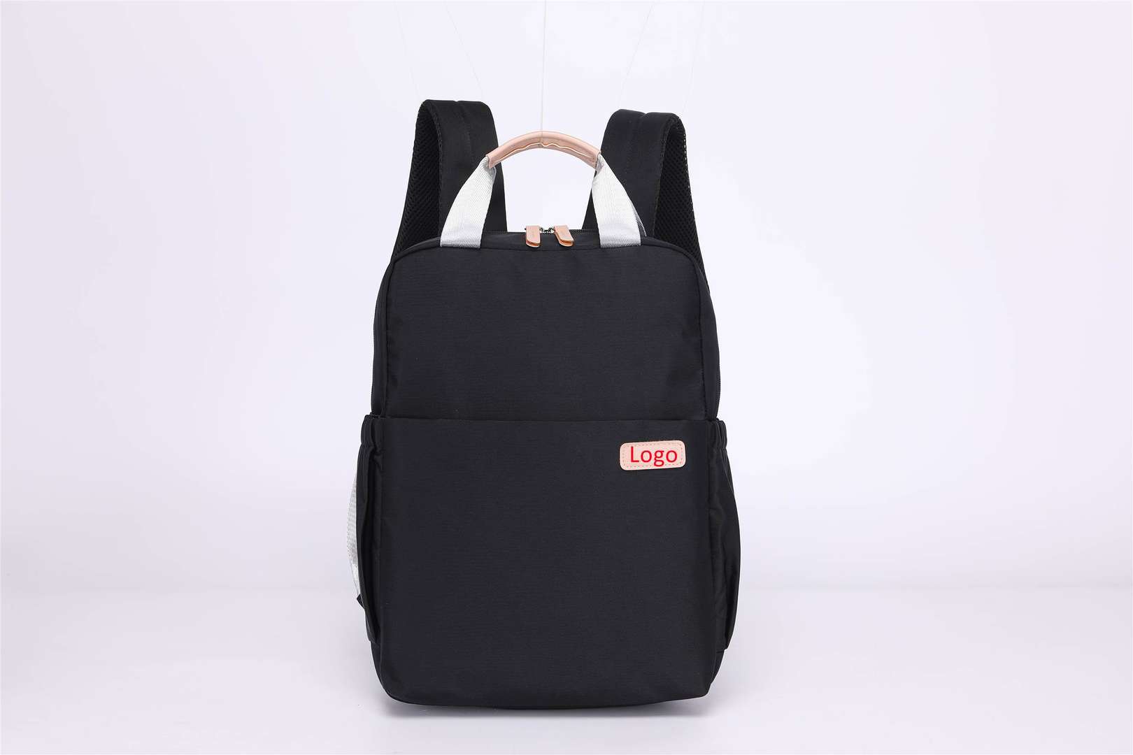 Custom Swagger Laptop Backpack-Black