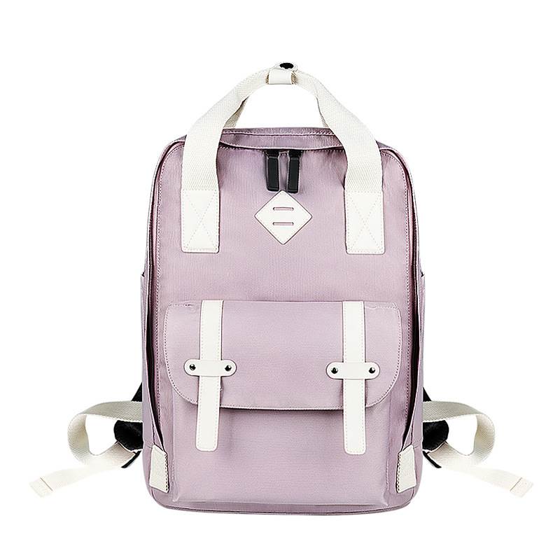 Custom Swagger Travel Backpack-Pinkish Purple