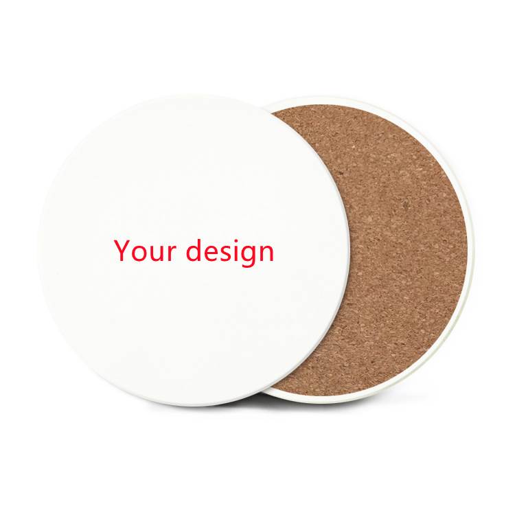 Custom Dolomite Coaster - Round Shape