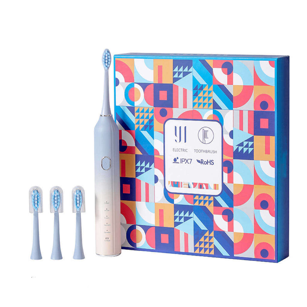 Gradient Color Electric Toothbrush-blue