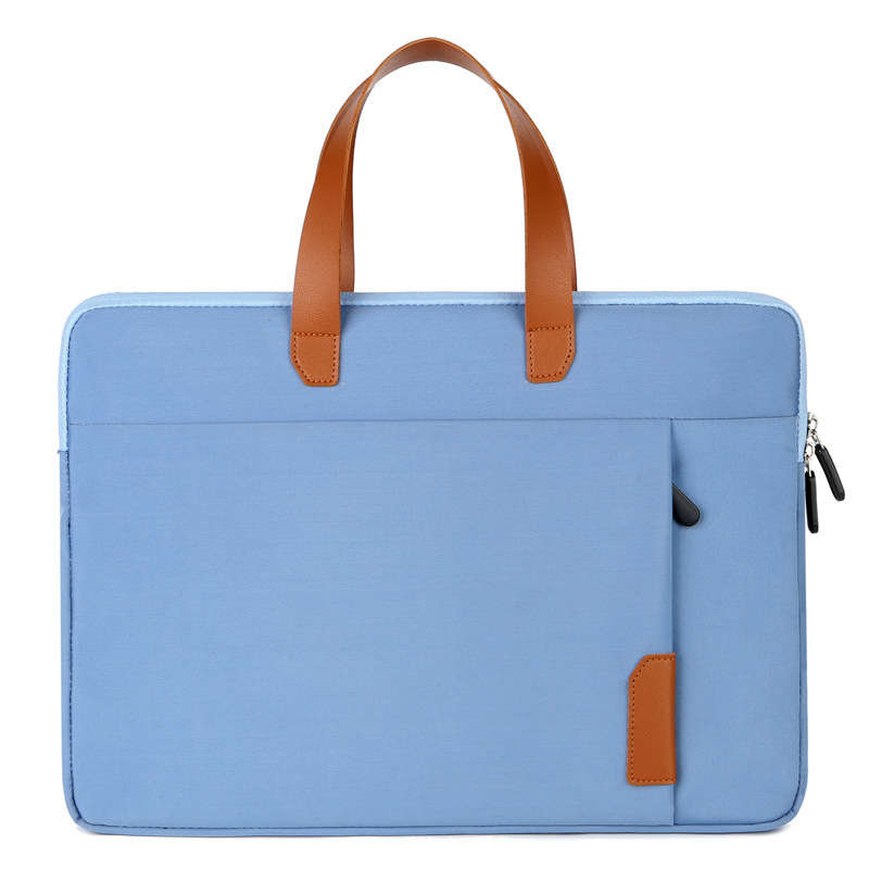 Custom Business Travel Laptop Briefcase - Sky Blue