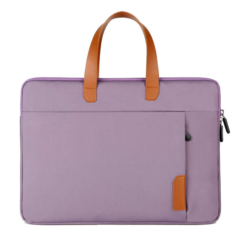 Custom Business Travel Laptop Briefcase - Purple