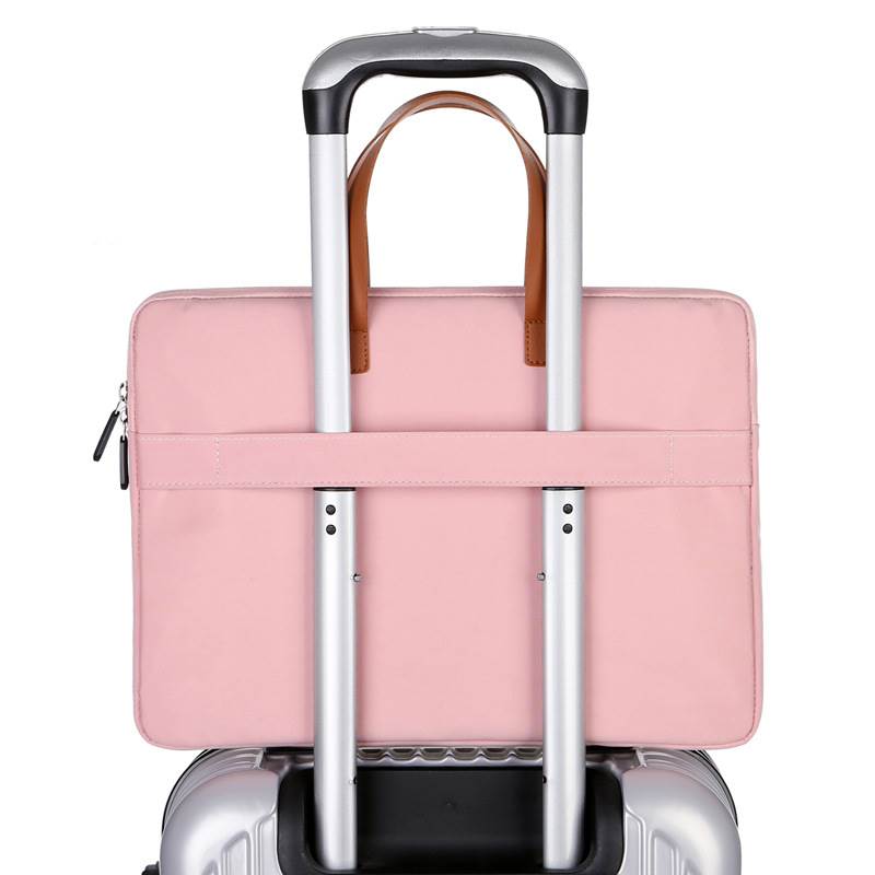 Custom Business Travel Laptop Briefcase - Back