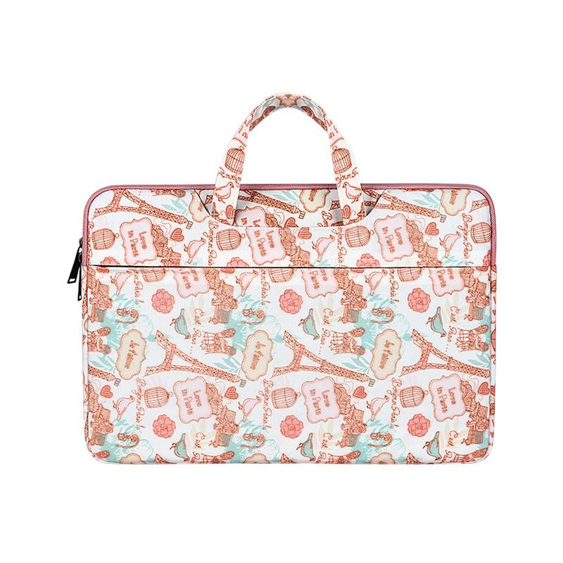 Custom Custom Printed Laptop Briefcase - Pink
