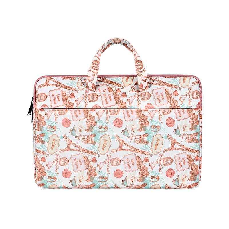 Custom Custom Printed Laptop Briefcase - Pink