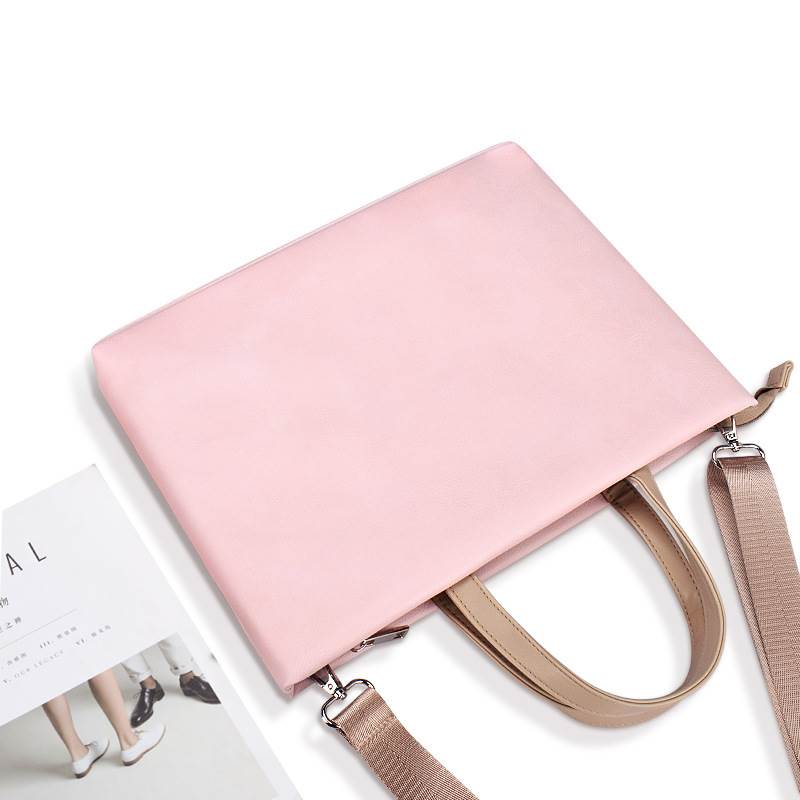 Custom Laptop Tote Bag - Pink
