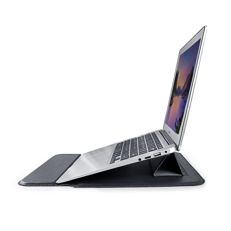 Custom Laptop Holder Sleeve - Black