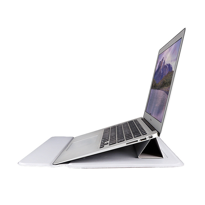 Custom Laptop Holder Sleeve - Light Gray