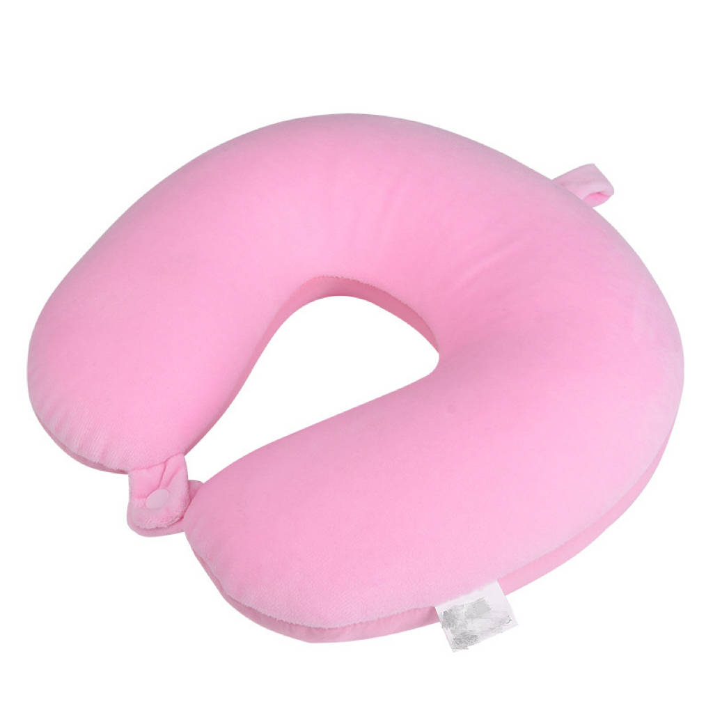 Custom Basic U-shaped Pillow - Pink