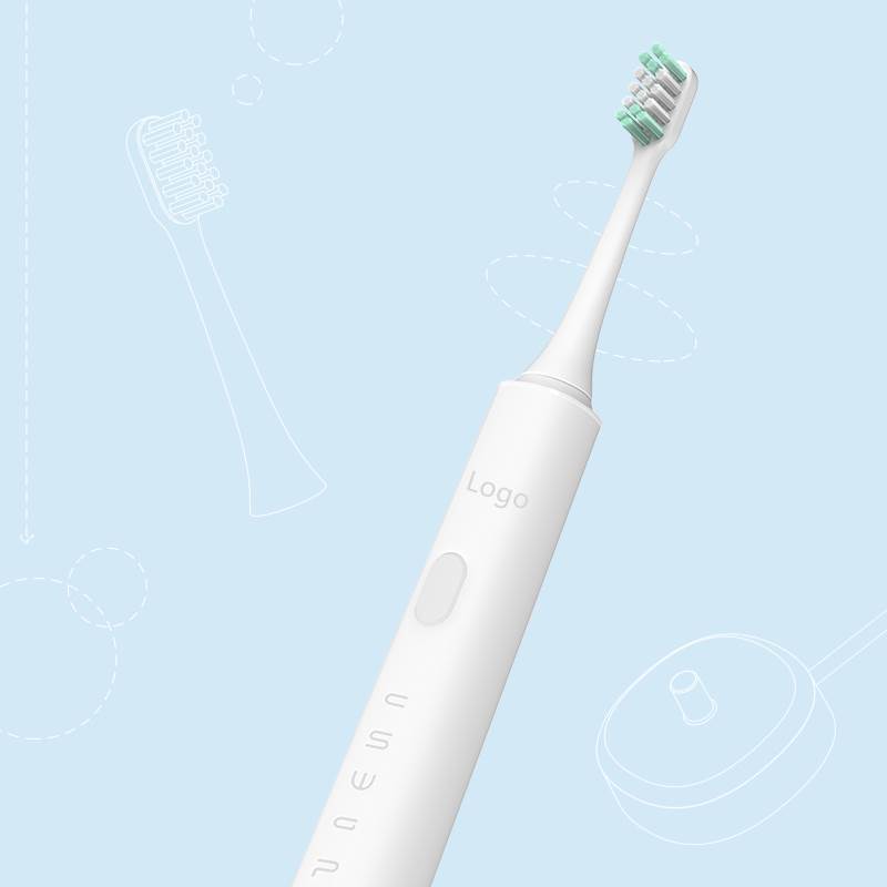 Wireless Inductive Charging Electric Toothbrush - White