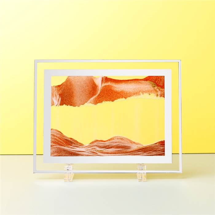 Custom Moving Sand Art - Orange