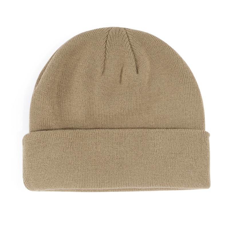 Stylish High Top Beanie - Khaki