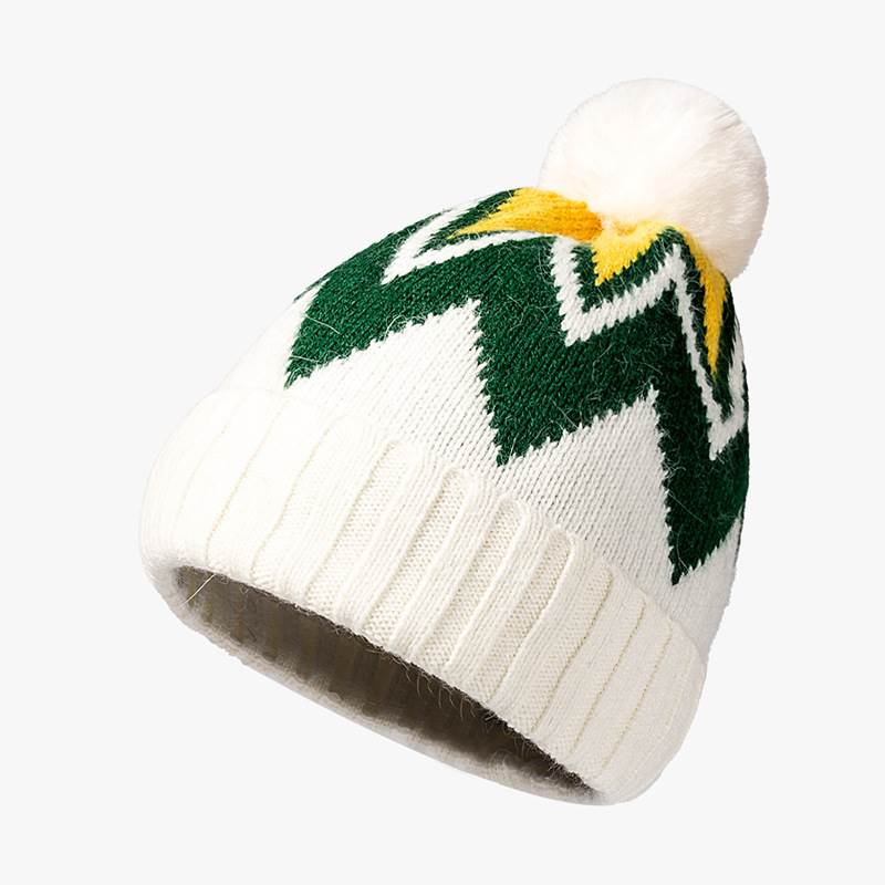 Pom Pom Beanie - Dark Green