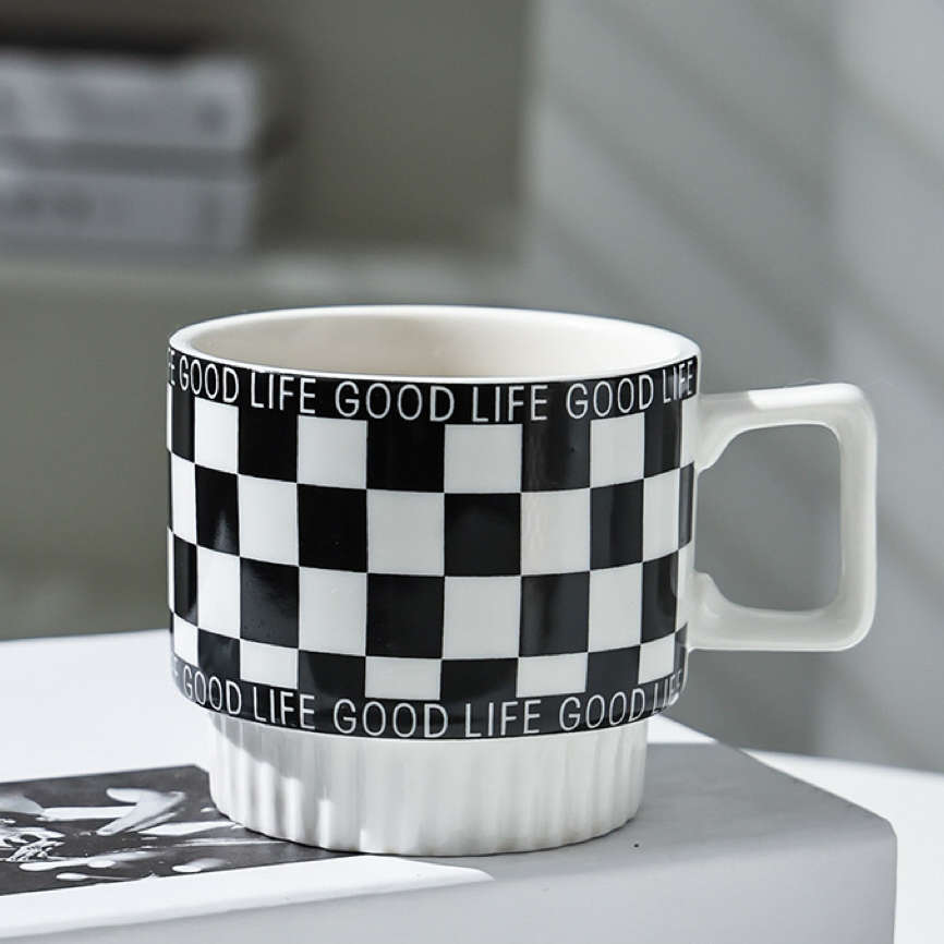 Stylish Chess Mug - Black