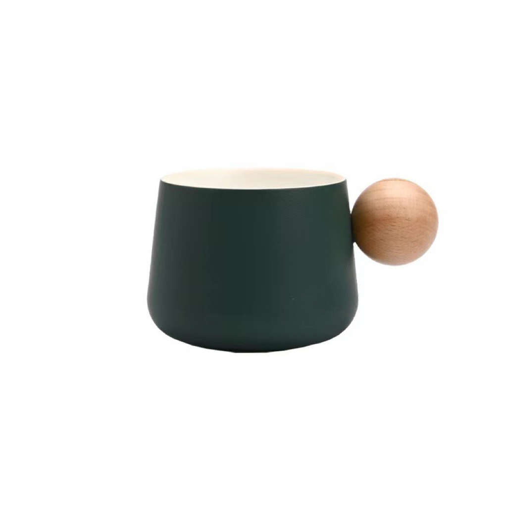 Morandi Color Mug - Dark Green