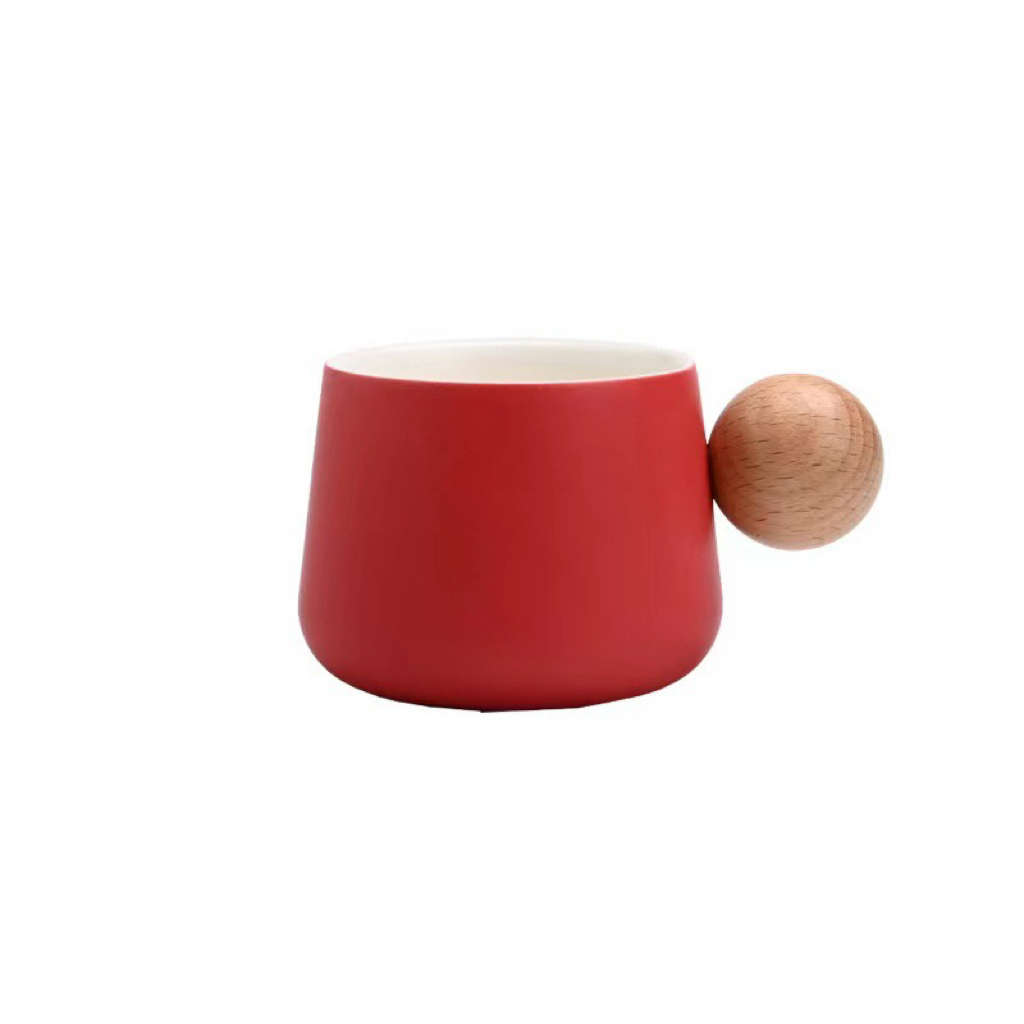 Morandi Color Mug - Red