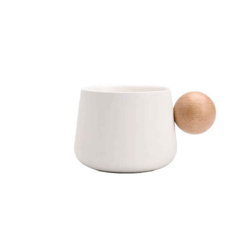 Morandi Color Mug - Milky White