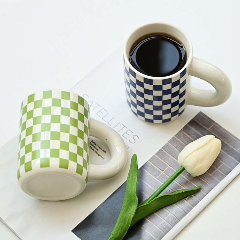 Chessboard Pattern Mug - Chessboard Pattern