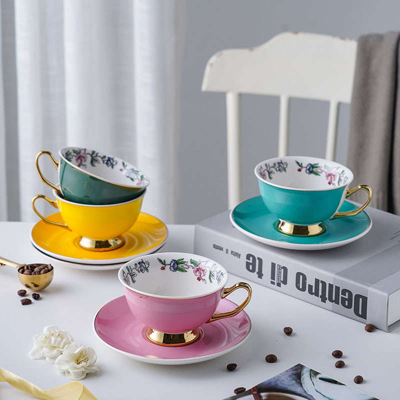 British Style Teacup and Saucer