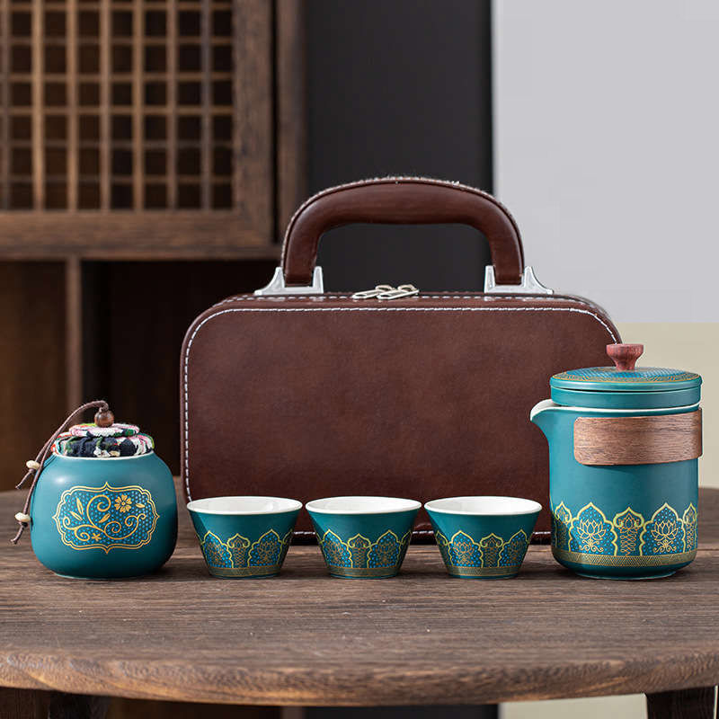 Classic Travel Tea Set-Green