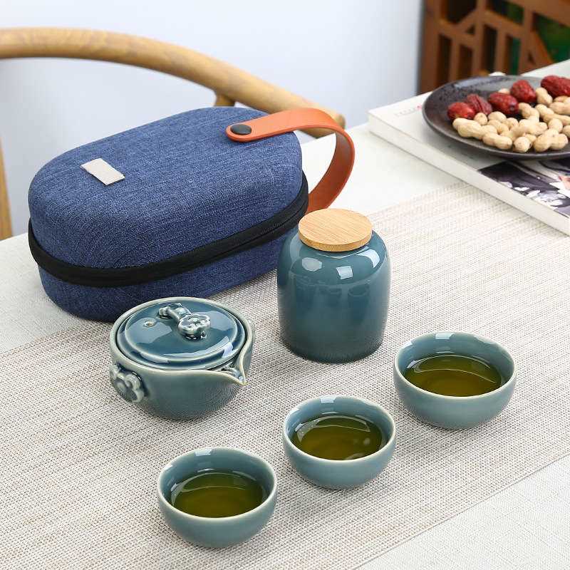 Kungfu Tea Set - Dark Blue
