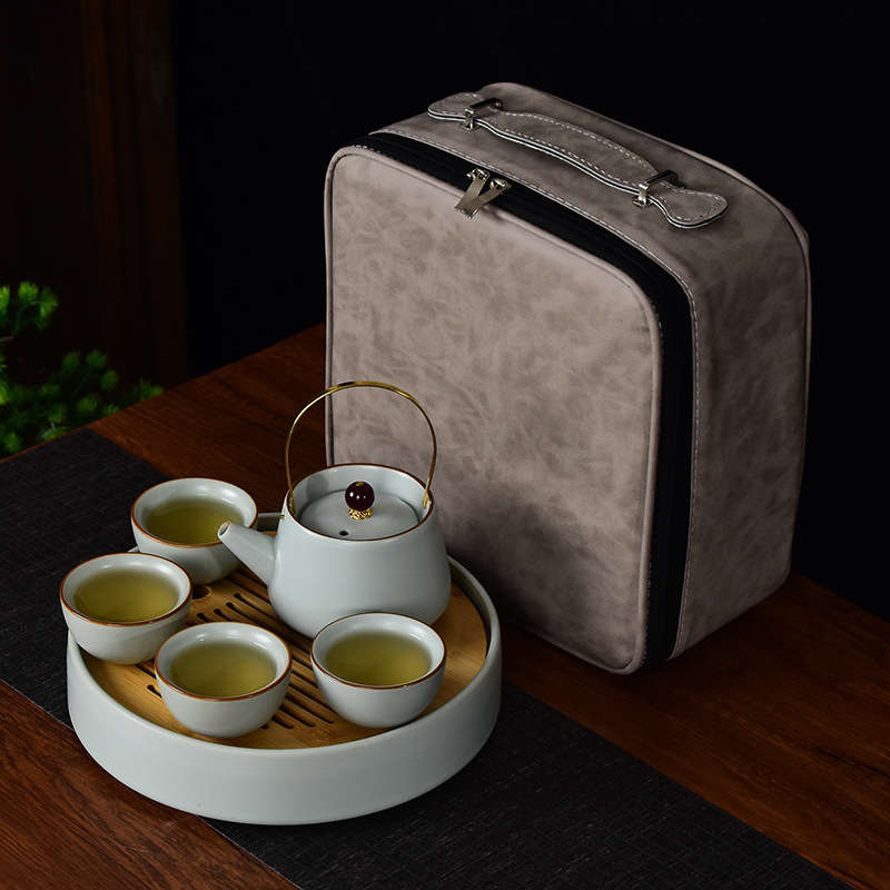 Ceramic Tea Set - Celadon