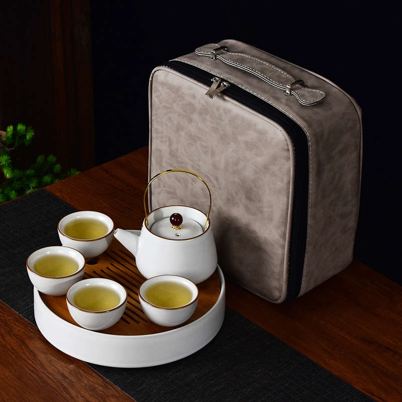 Ceramic Tea Set - White