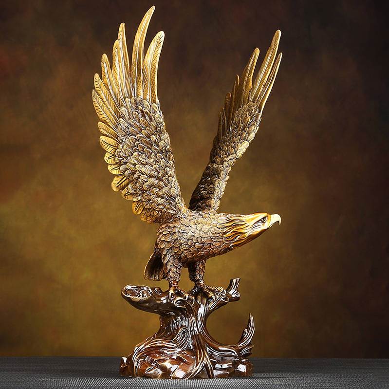 Copper Flying Eagle Statue
