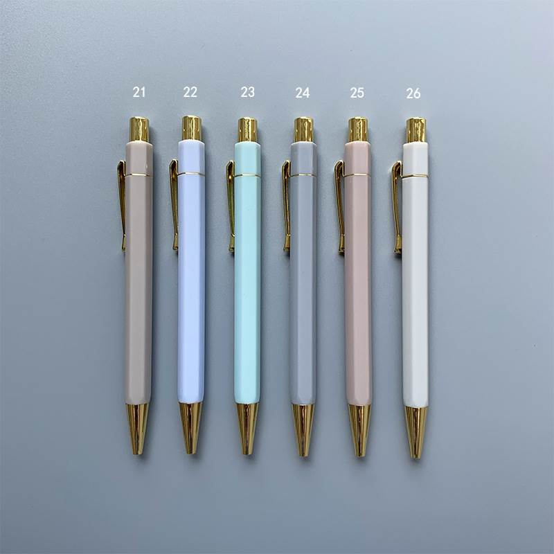 Hexagonal Multiple Colors Ballpoint Pen