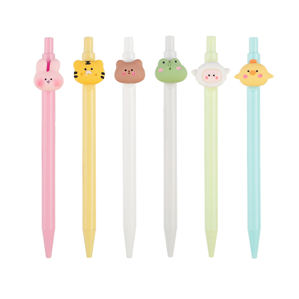 Macaron Color Cartoon Ballpoint Pen - Little Animal Series