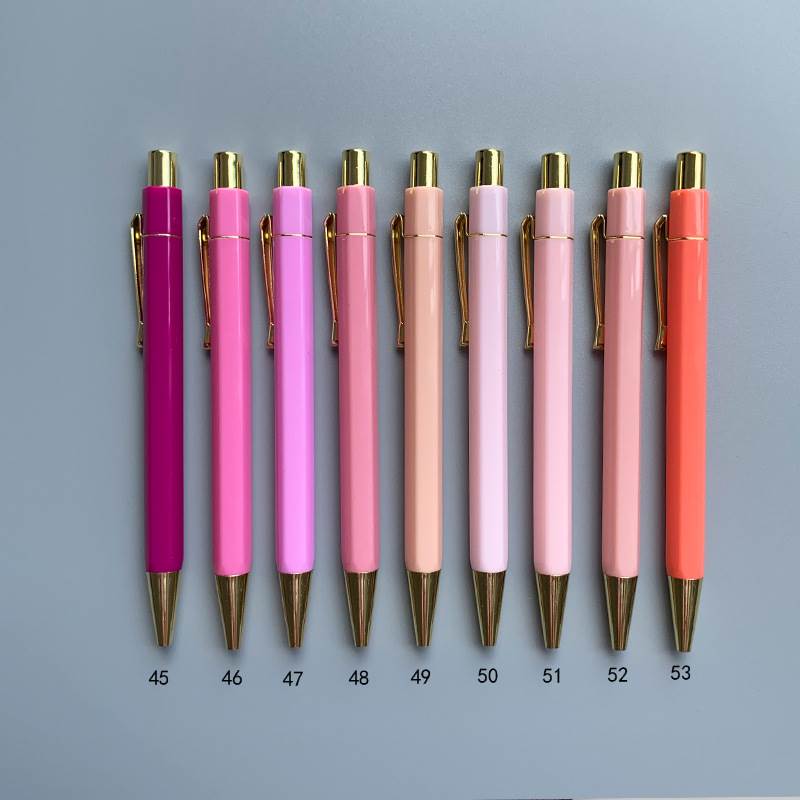 Hexagonal Multiple Colors Ballpoint Pen Gift Pack 45-53