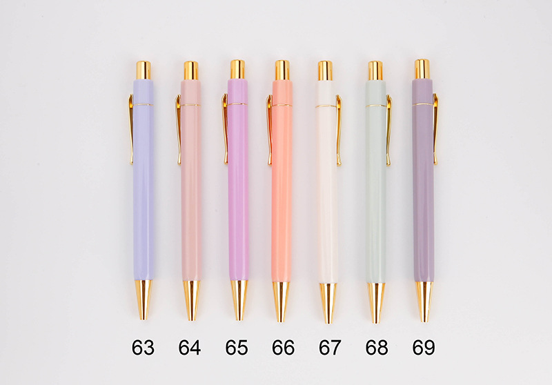Hexagonal Multiple Colors Ballpoint Pen Gift Pack 63-69