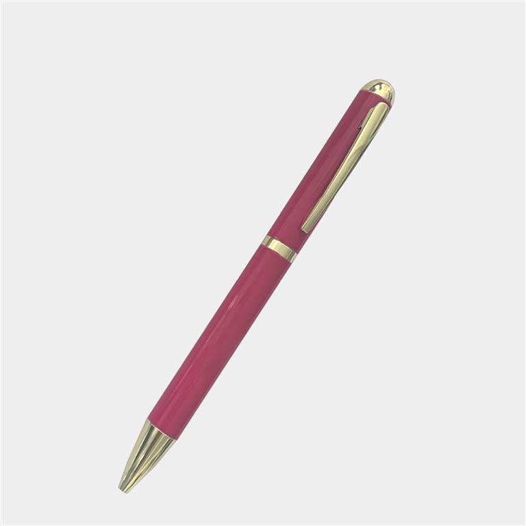 Morandi Colored Metal Ballpoint Pen - Rose Pink