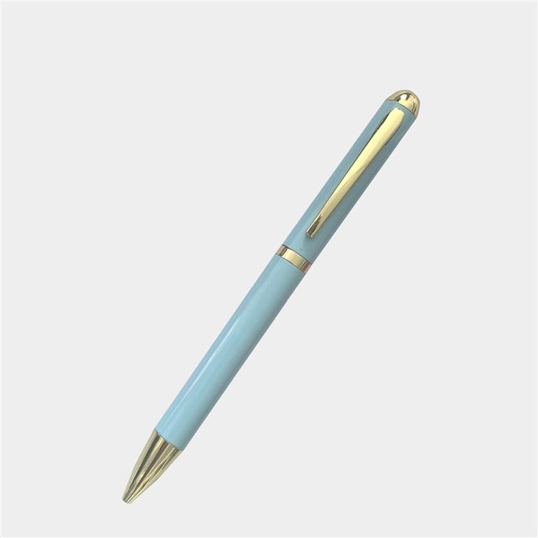 Morandi Colored Metal Ballpoint Pen - Turquoise Green