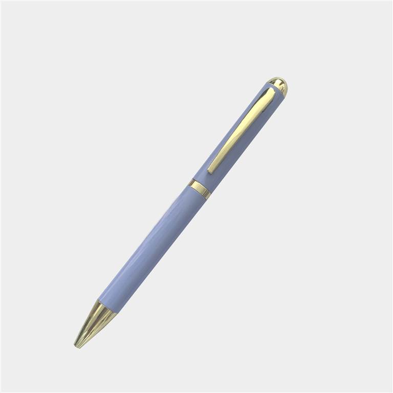 Morandi Colored Metal Ballpoint Pen - Light Blue