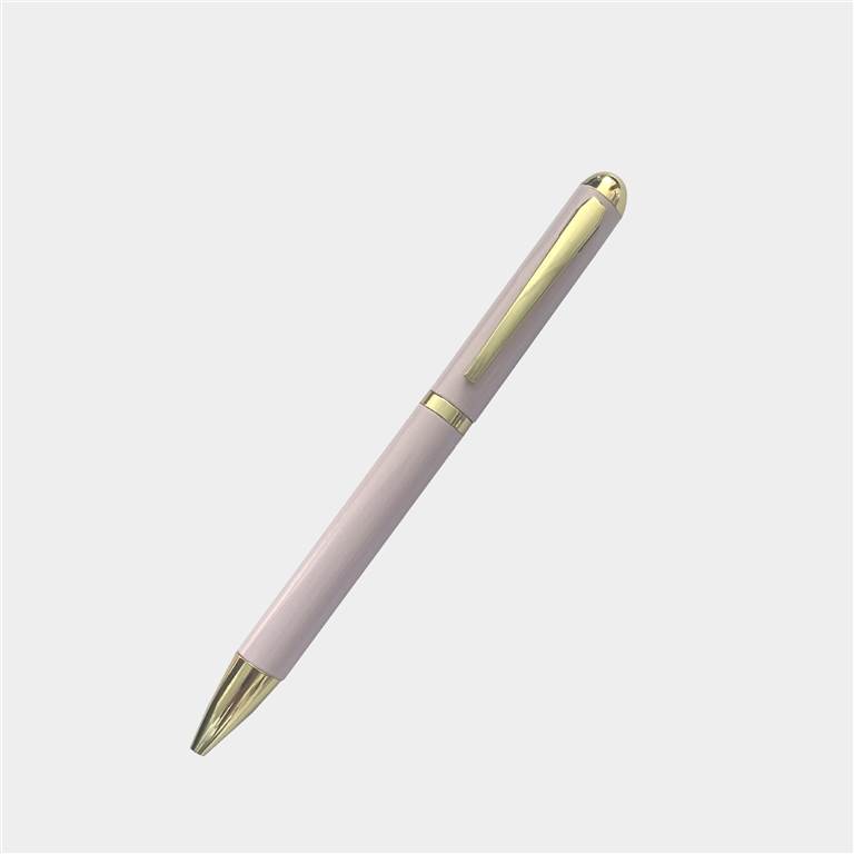 Morandi Colored Metal Ballpoint Pen - Flesh Pink