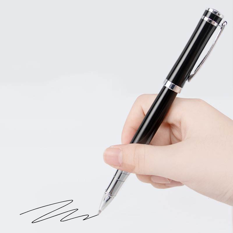 Refined Curvy Metal Gel Pen - Smooth writing