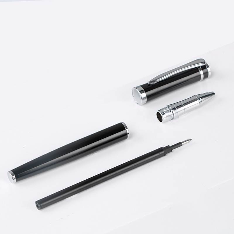 Refined Curvy Metal Gel Pen - Components
