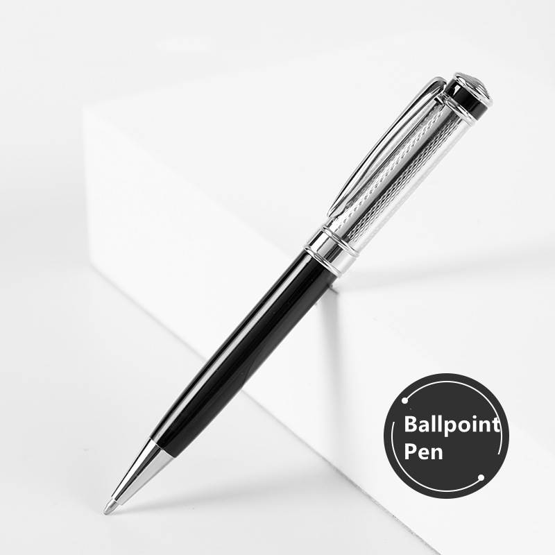 Threaded Cap Shinning Metal Pen - Ballpoint Pen