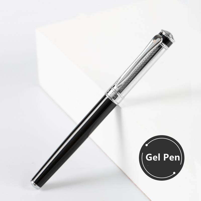 Threaded Cap Shinning Metal Pen - Gel Pen