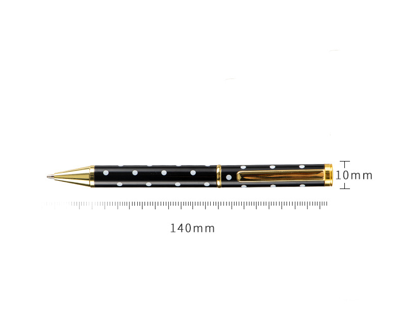 Polka Dot Metal Ballpoint Pen - Specification