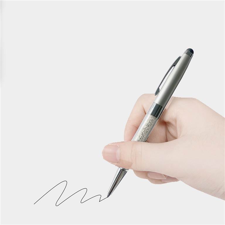 Crystal Metal Ballpoint Pen - Smooth Writing
