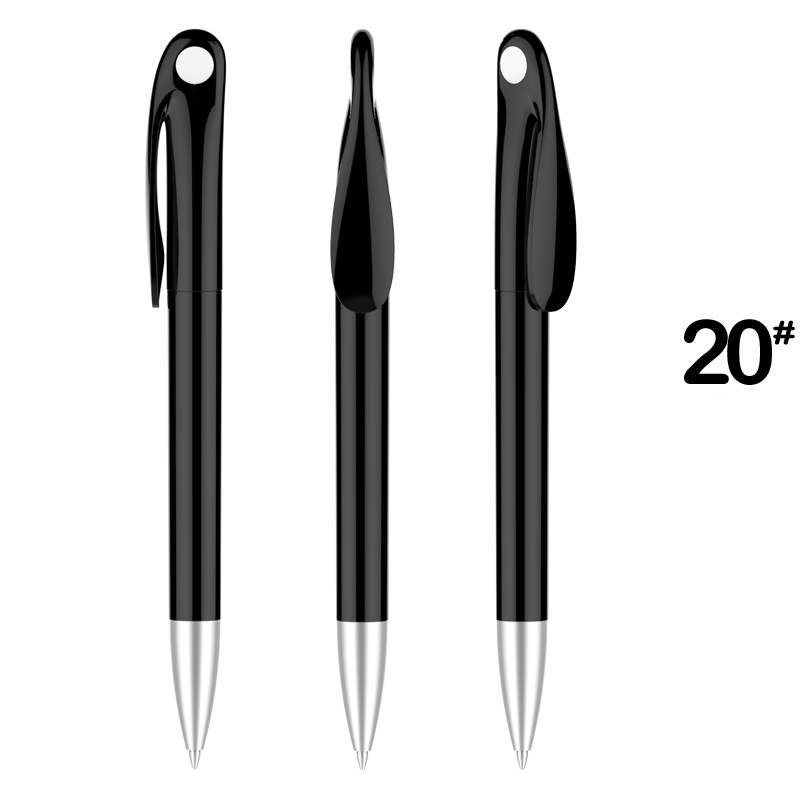 Cute Rabbit Plastic Pen - Black Barrel with White Point